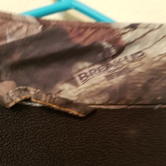 Mossy Oak Men's Size 2XL  Jacket Full Zipper 2 Pockets Black with Camo & Orange - Picture 4 of 7